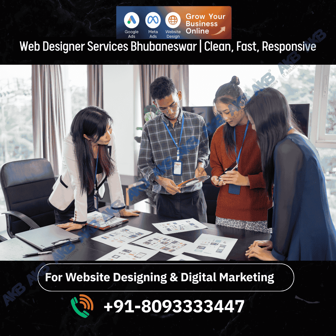 Web Designer Services in Bhubaneswar – Clean, Fast, Responsive by AKB IT Solutions
